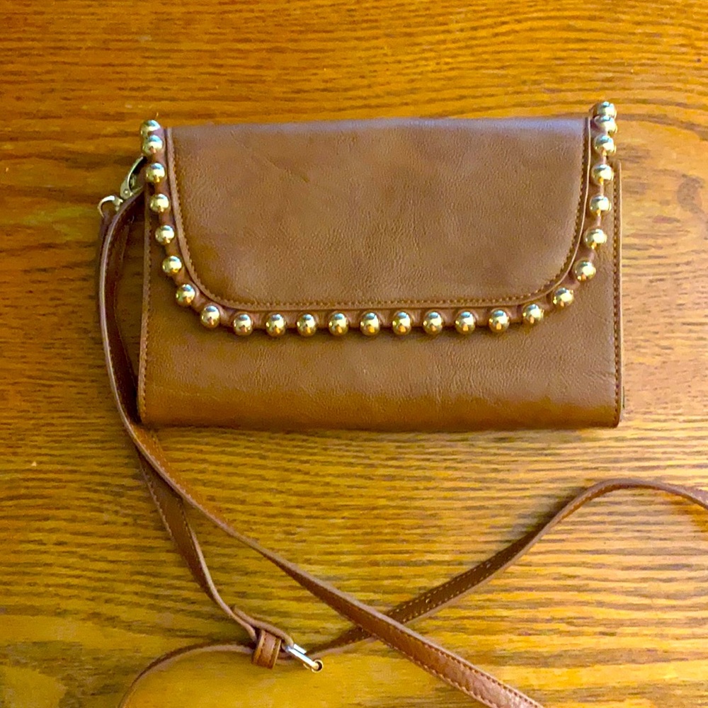 Brown Woman’s Big Buddha Shoulder Bag/Purse